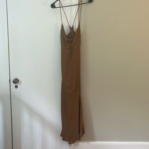 All About May strapping slip dress with cutout detail in bodice size 4